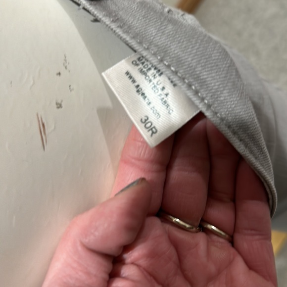 SIZE 30R AG  The Stevie Ankle Zip - Picture 8 of 8